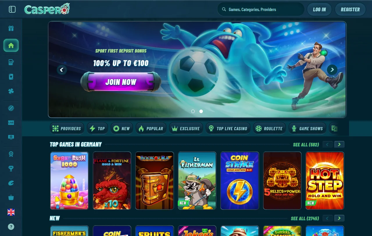 Caspero Casino review for Canada players with key platform details