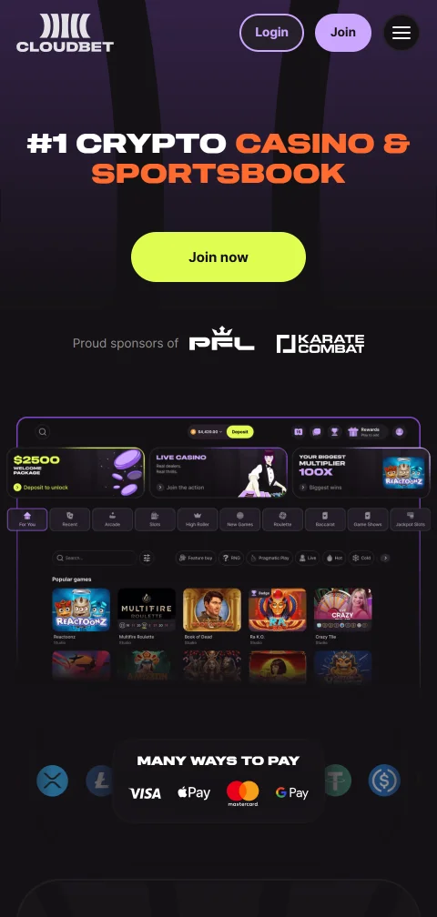 Cloudbet Casino mobile access for smartphone players in Canada