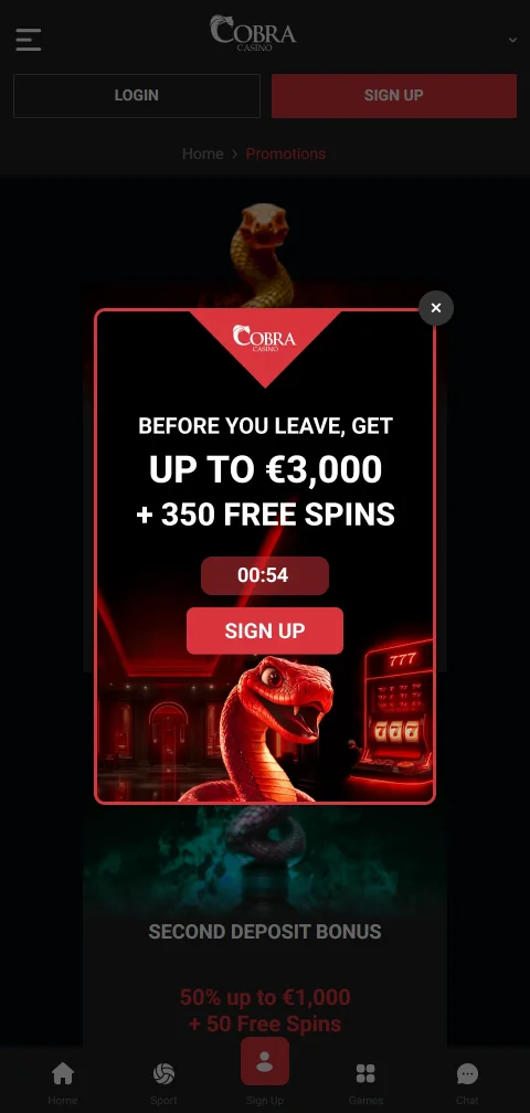 Cobra Casino banking options for deposits, withdrawals, and cashouts