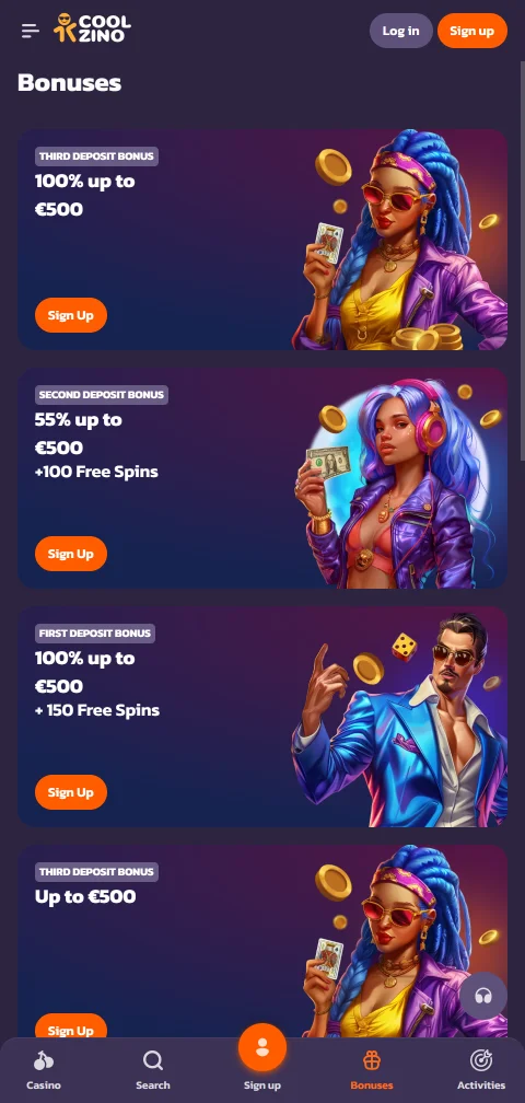 Coolzino Casino deposits withdrawals and banking methods overview