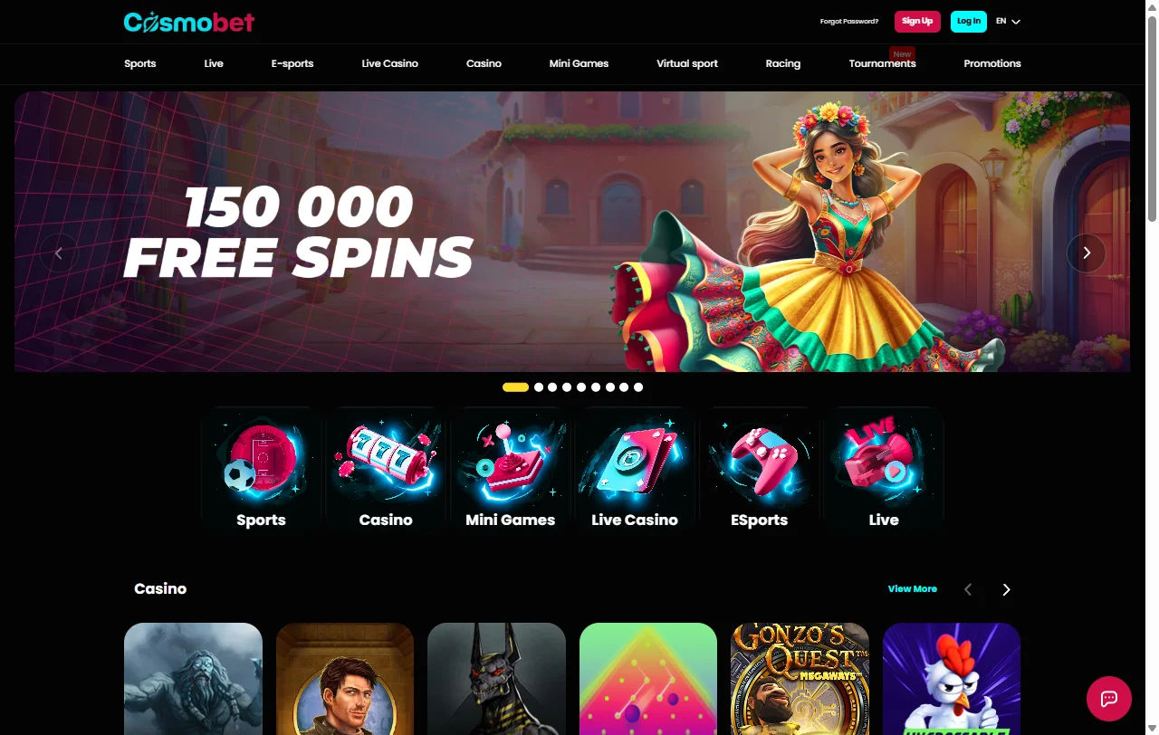 Cosmobet Casino review for Canada players covering licensing and banking