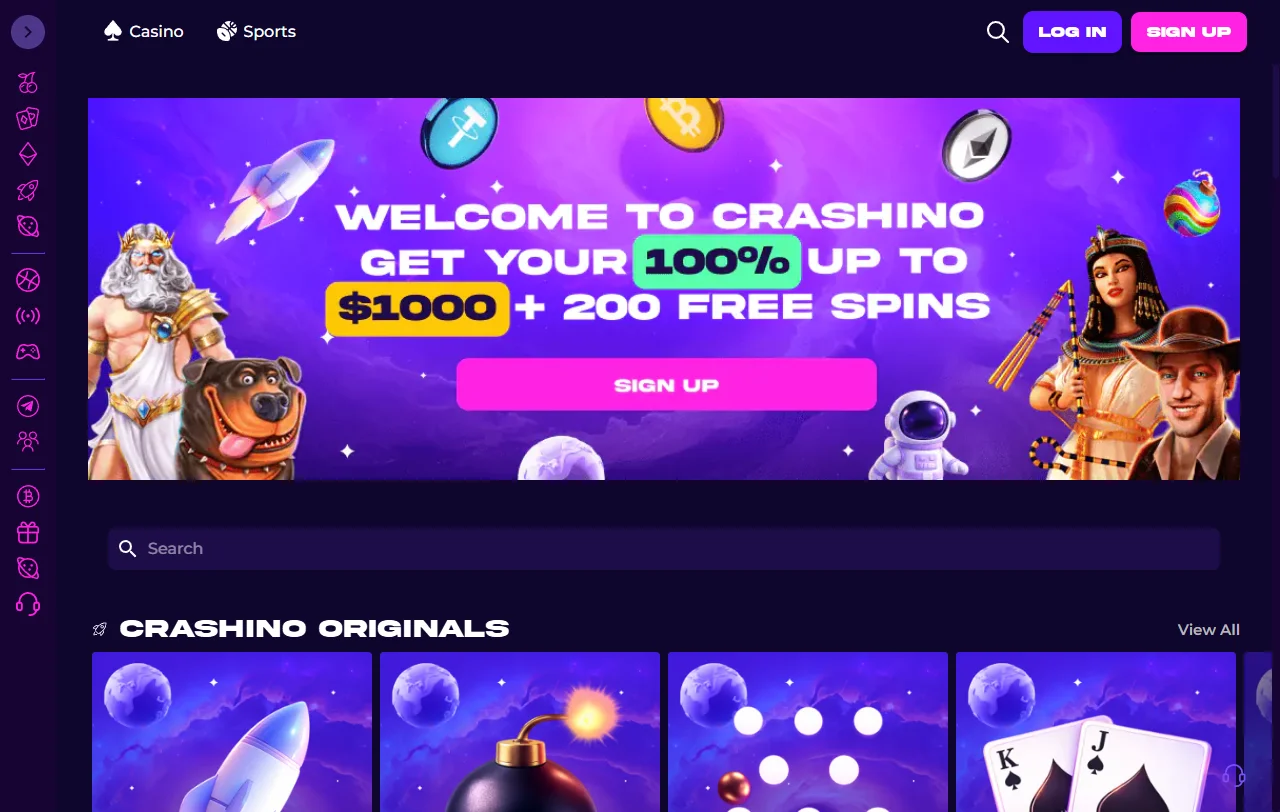 Crashino Casino analysis for Canadian players comparing trust, games, and payments
