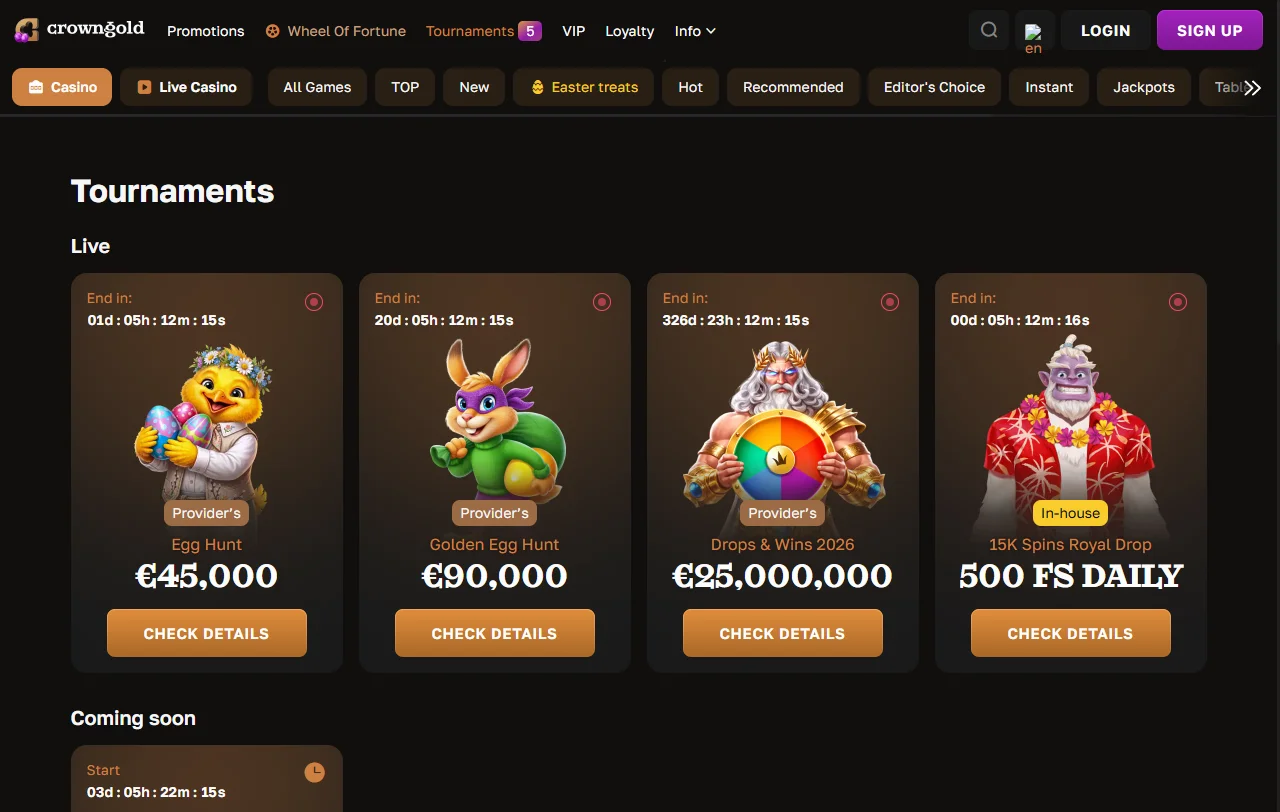 Crowngold Casino overview for Canada players and editorial analysis