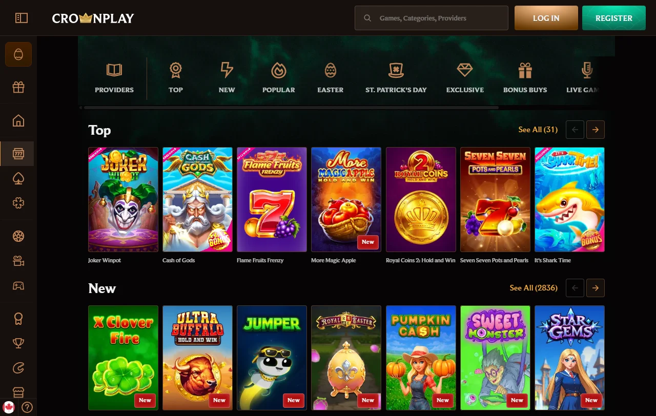 CrownPlay Casino bonuses, offers, and welcome package details