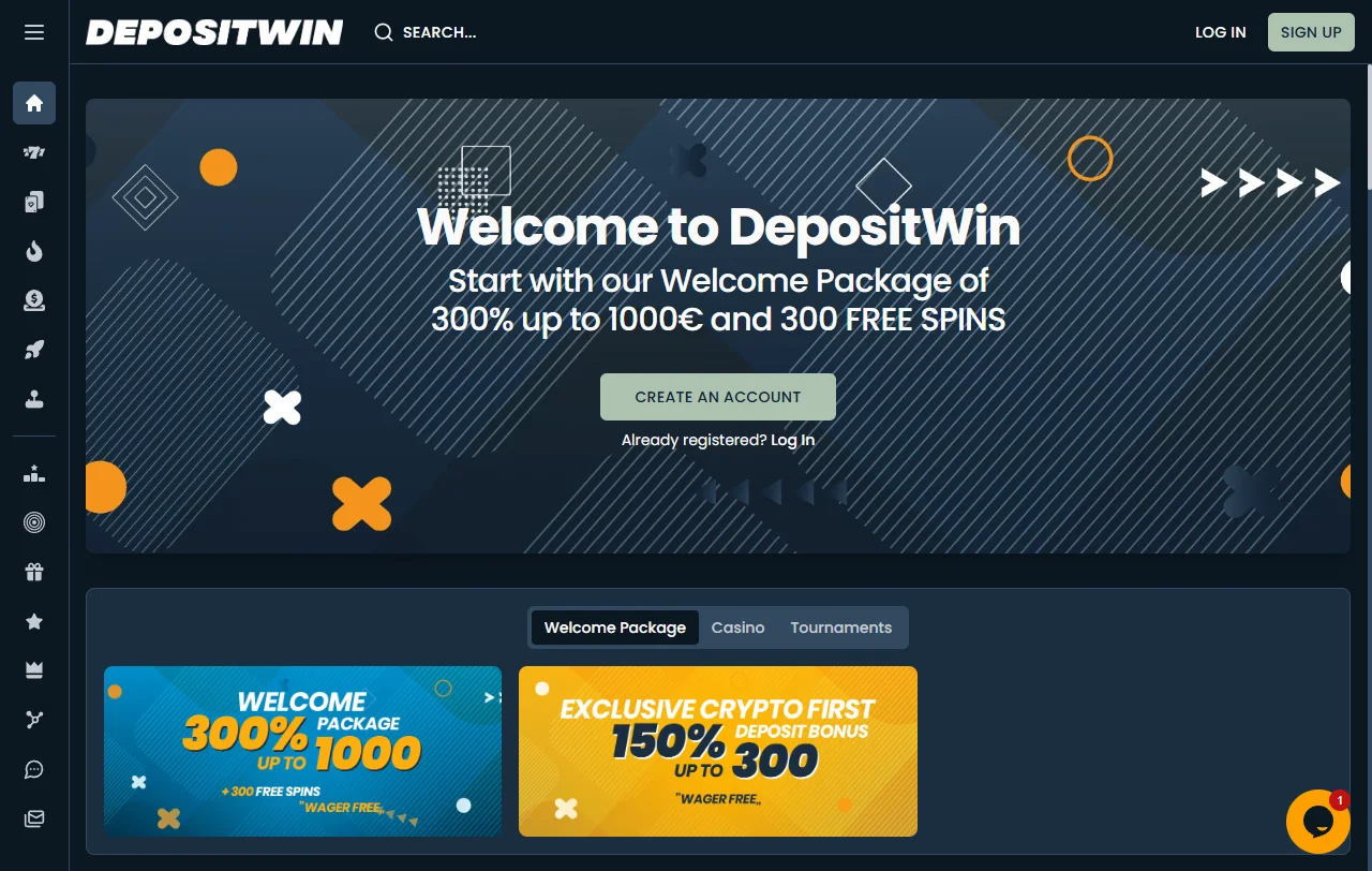 DepositWin Casino review for Canada players with banking and game details