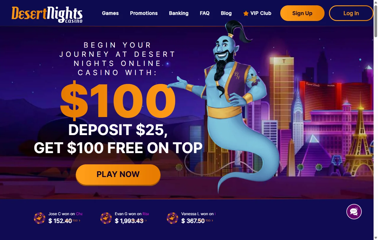 Desert Nights Casino overview for Canada players and editorial assessment