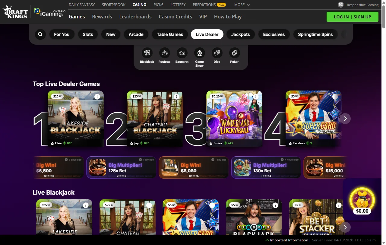 DraftKings Casino welcome offers, bonuses and promotion terms