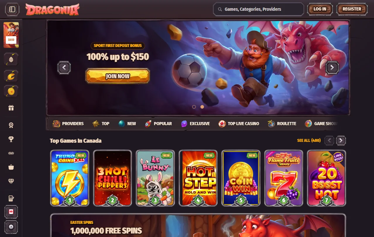 Dragonia Casino overview for Canadian players researching features and trust