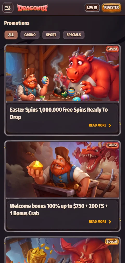Dragonia Casino banking methods, deposits, and withdrawals for Canada
