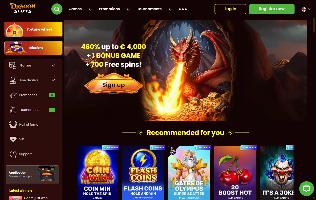 DragonSlots Casino review focused on licensing, payments, and game variety