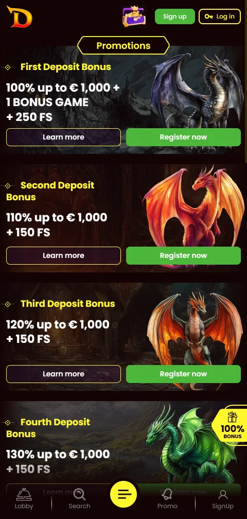 DragonSlots Casino payment methods including cards, Interac, and crypto