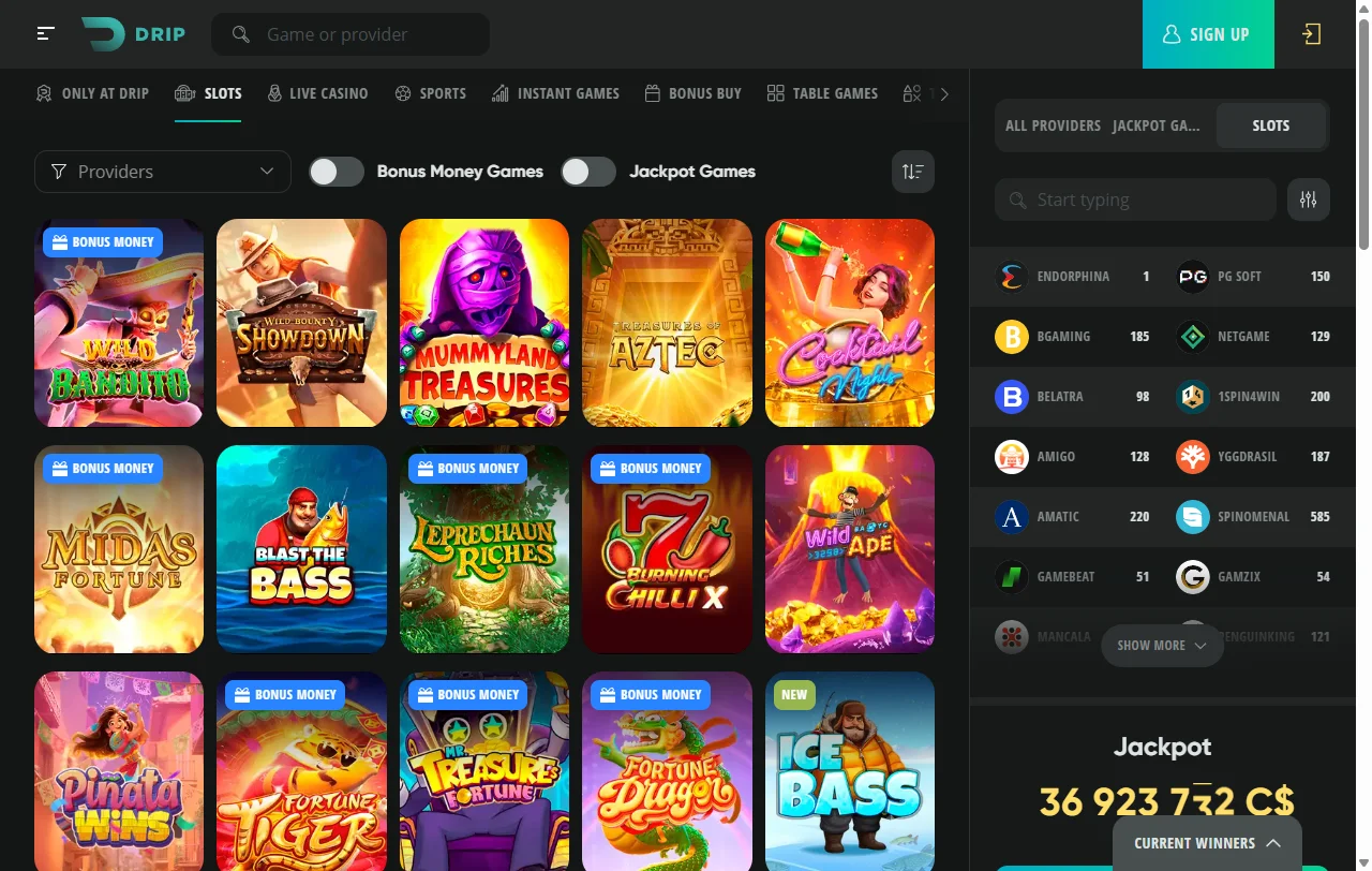 Drip Casino review covering features and player expectations in Canada