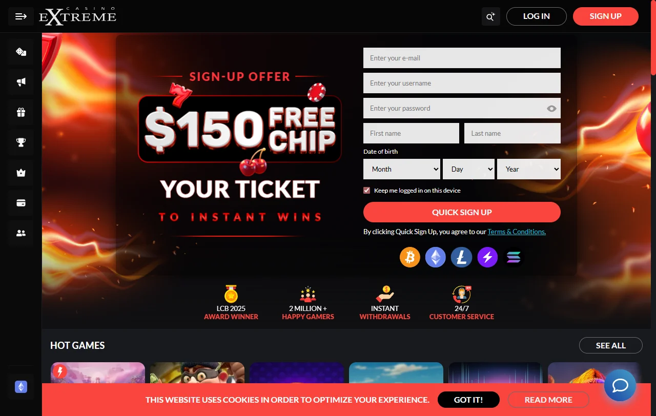 Extreme Casino review for Canada players with balanced editorial analysis