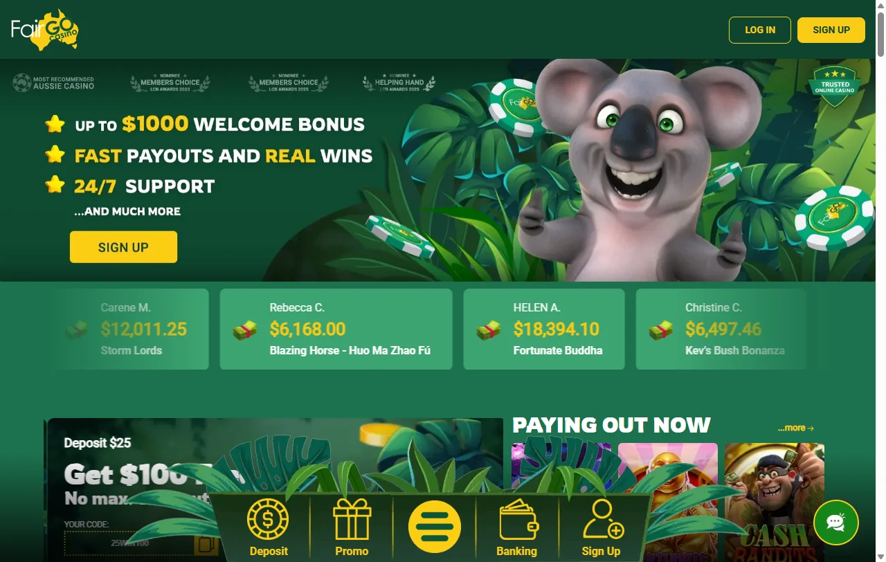 Fair Go Casino review covering licensing, payments, and player experience for Canada
