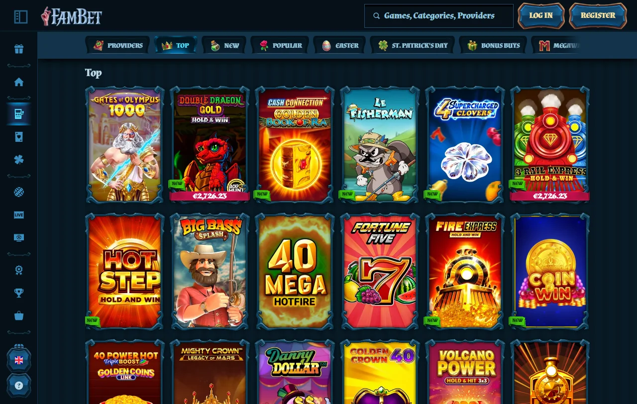 Fambet Casino bonuses summary for welcome offers and recurring promotions