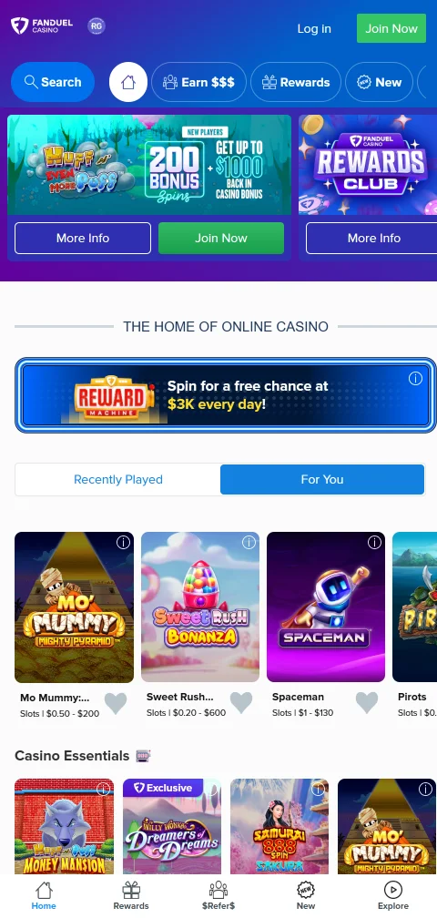 FanDuel Casino deposits, withdrawals and payment methods in Canada