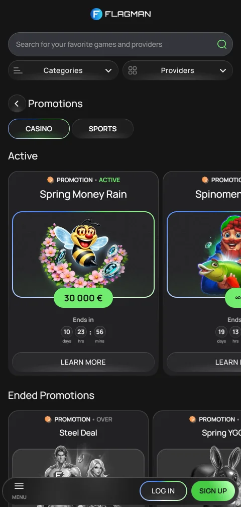 Flagman Casino deposits withdrawals and payment methods