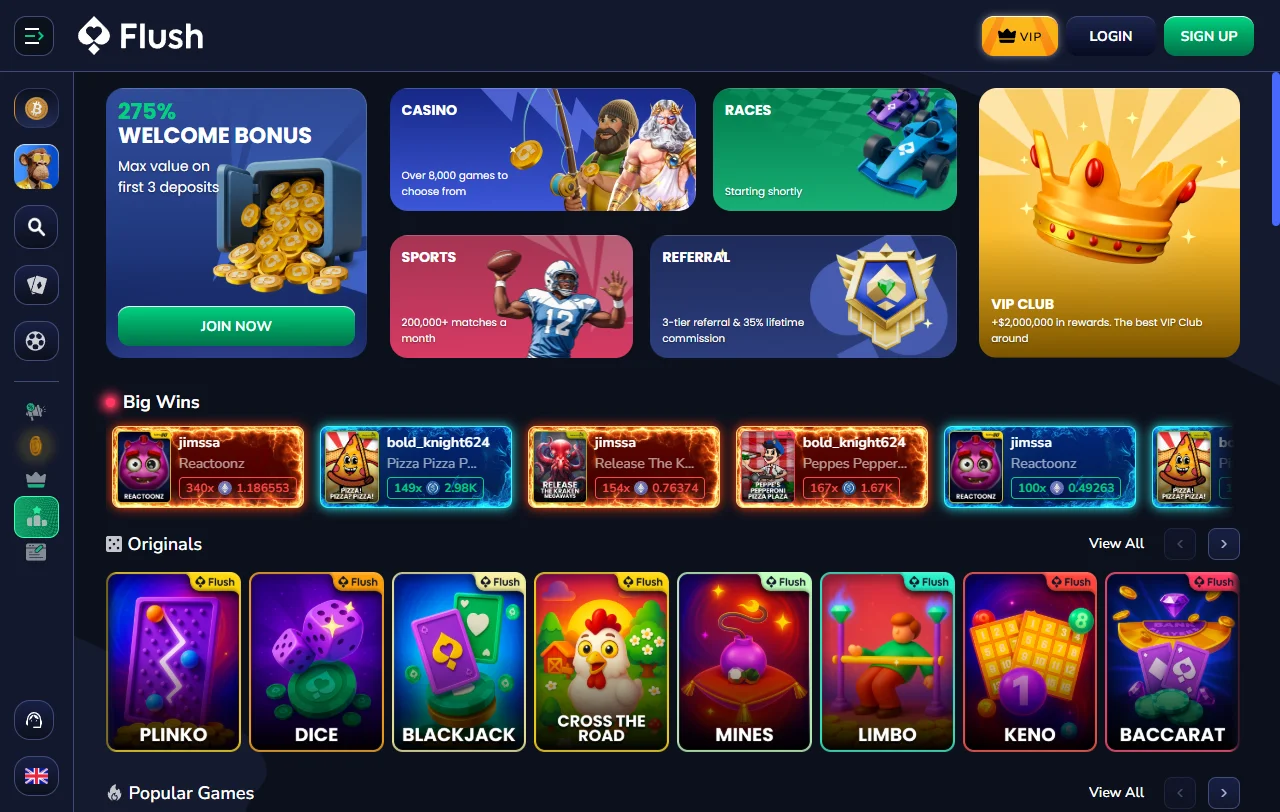Flush Casino review covering games, payments, and player protection for Canada