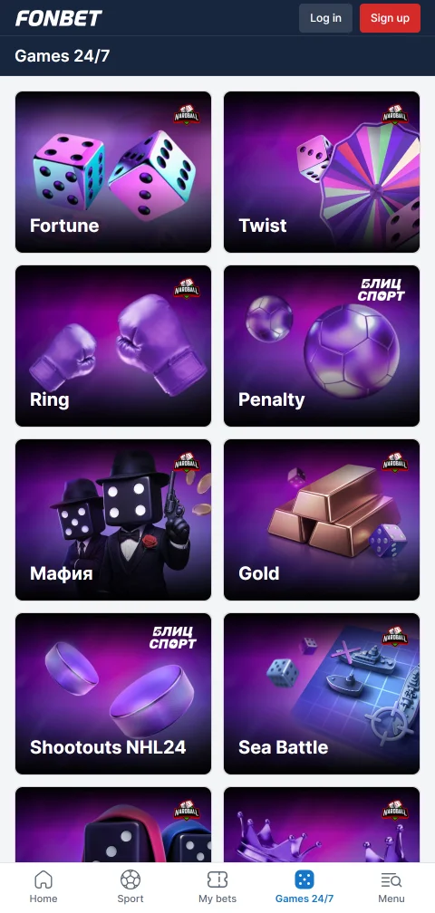 Fonbet Casino deposits and withdrawals with common payment methods