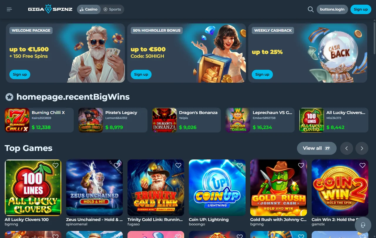 Gigaspinz Casino review for Canada players with licensing and value focus