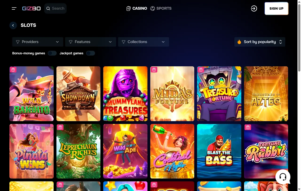 Welcome bonus and promotions analysis for Gizbo Casino