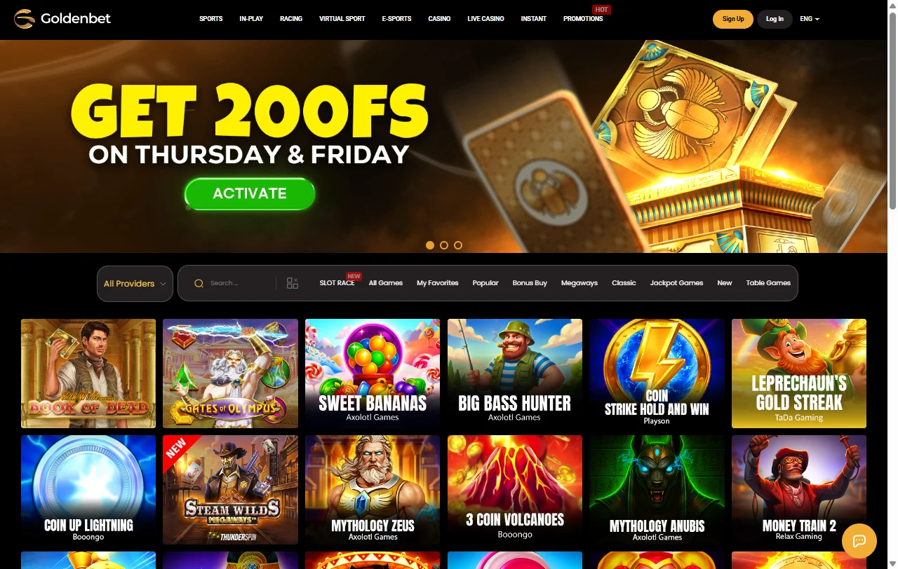 GoldenBet Casino bonus structure and promotion terms overview