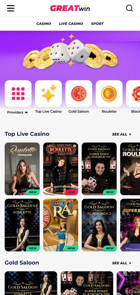 GreatWin Casino licence, encryption and player protection details