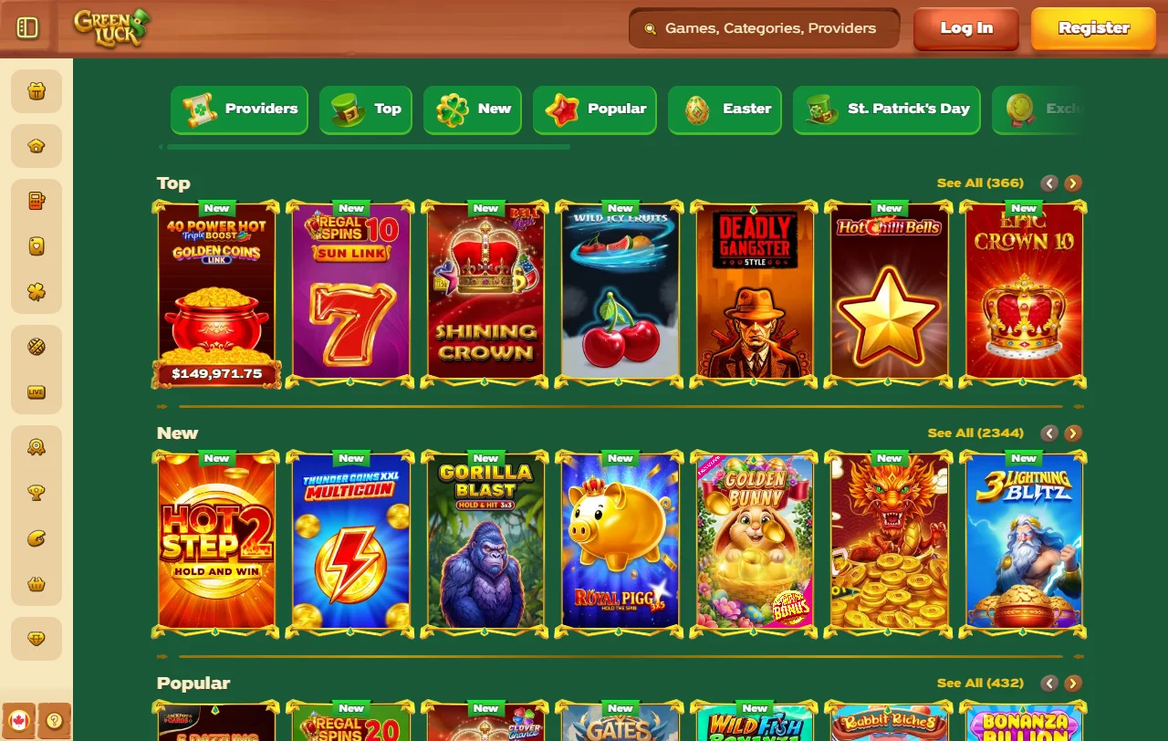 GreenLuck Casino welcome offer and promotional structure explained