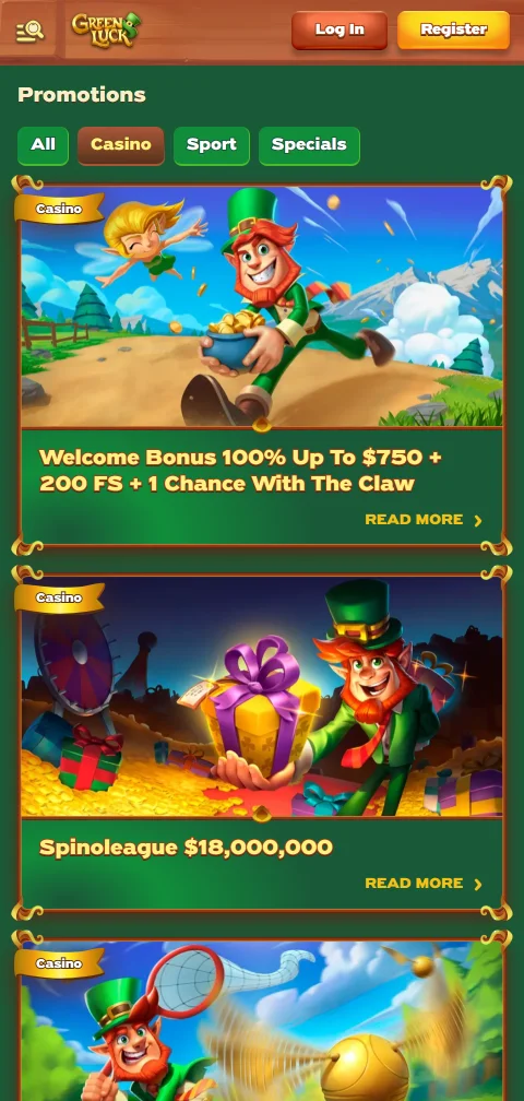 GreenLuck Casino deposits, withdrawals, and payment options in Canada