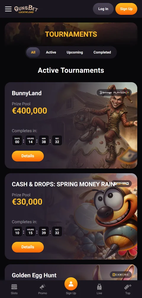 Gunsbet Casino deposits, withdrawals and payments