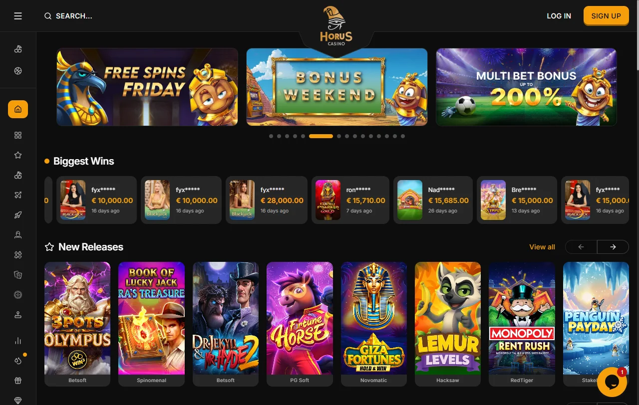 Horus Casino overview for Canada players considering games, payments and trust
