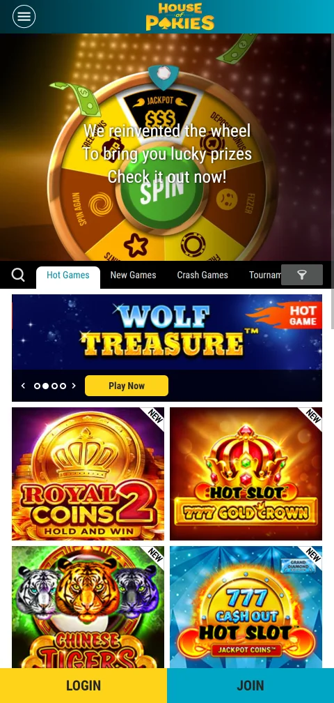 House of Pokies Casino mobile access and play options