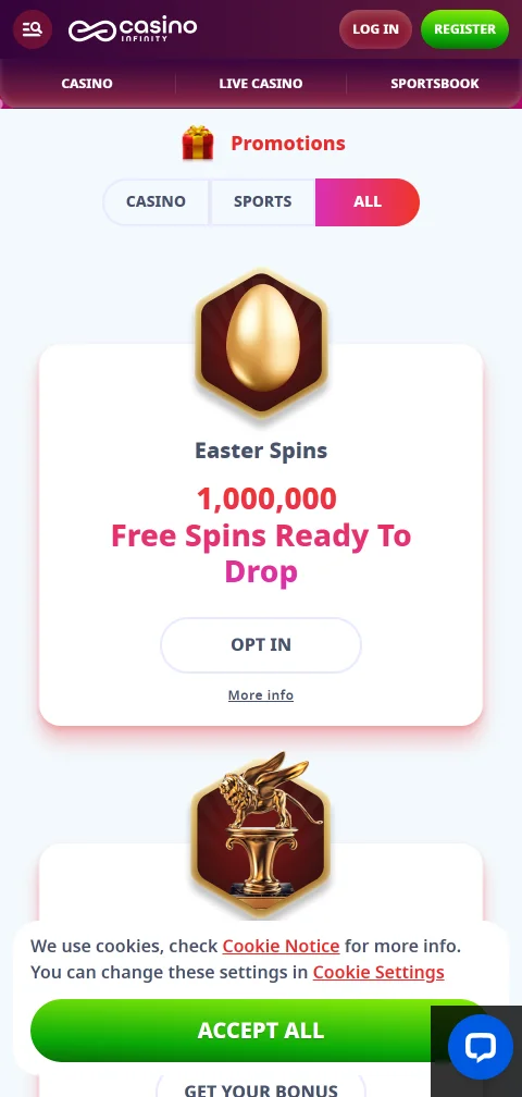 Infinity Casino security, licence checks and player protection summary