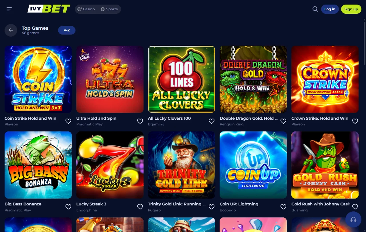 Ivybet Casino bonus terms and welcome offer details