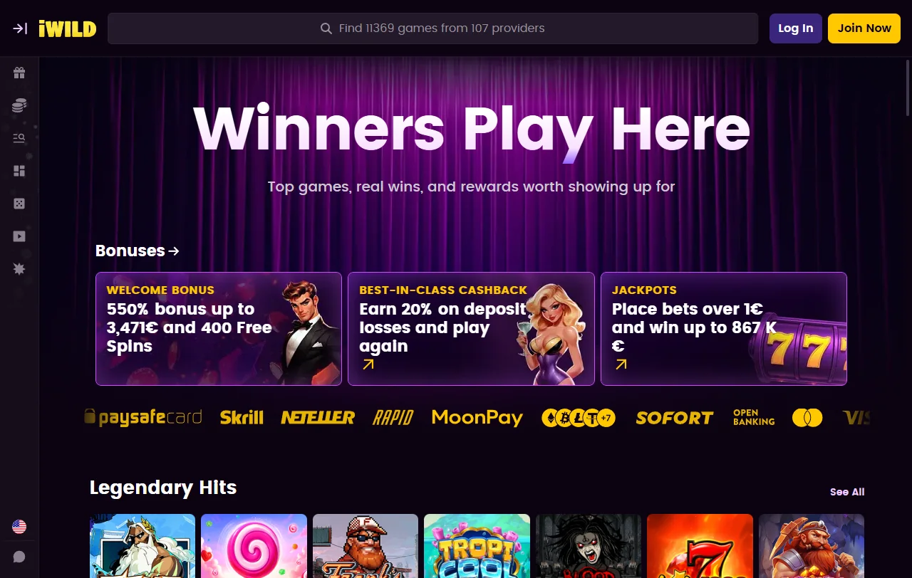 iWild Casino overview for Canada players and editorial assessment