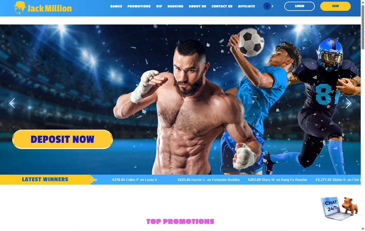 Jack Million Casino review covering platform features and Canada player considerations
