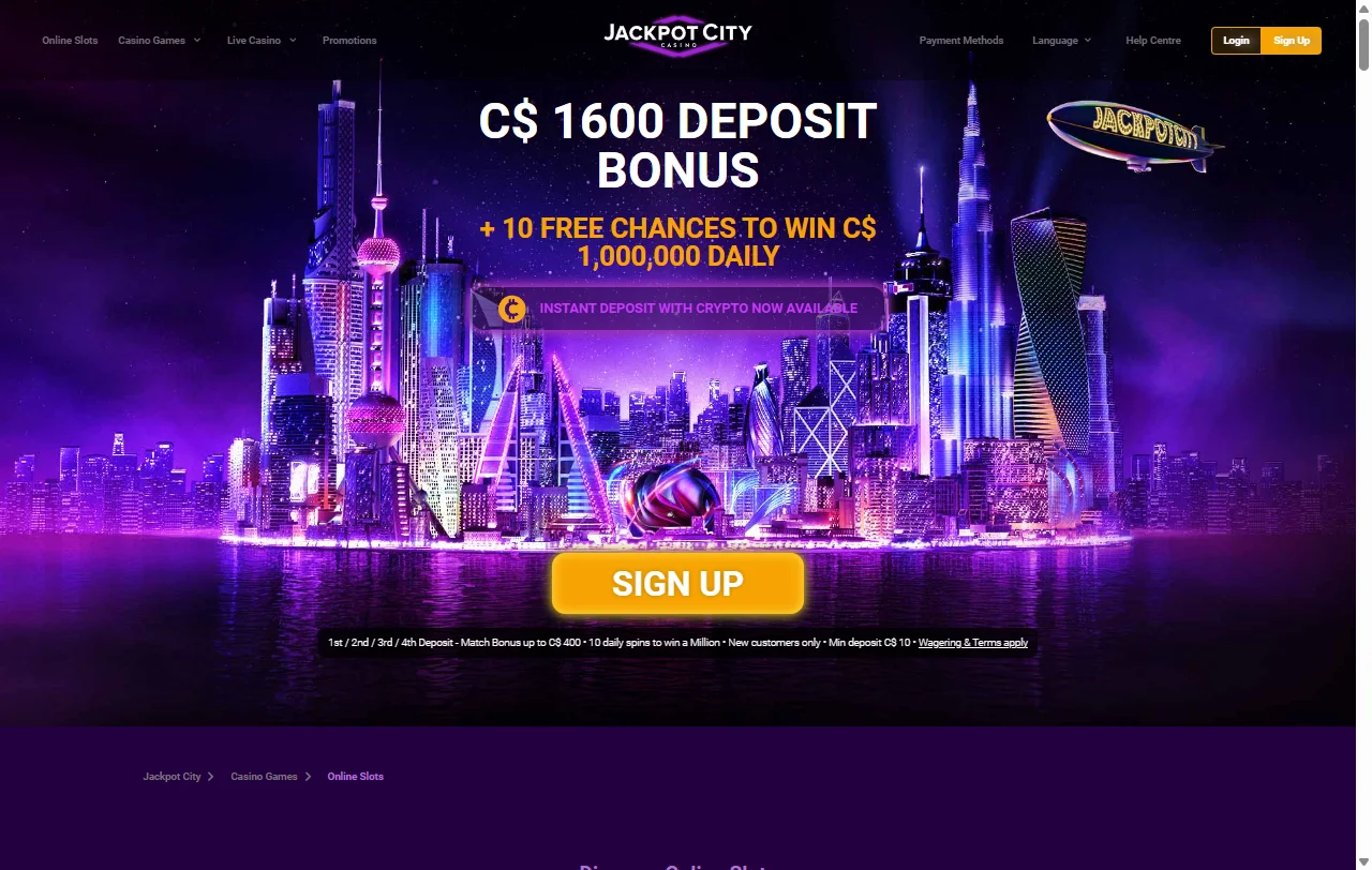 Jackpot City Casino complete review for Canada players