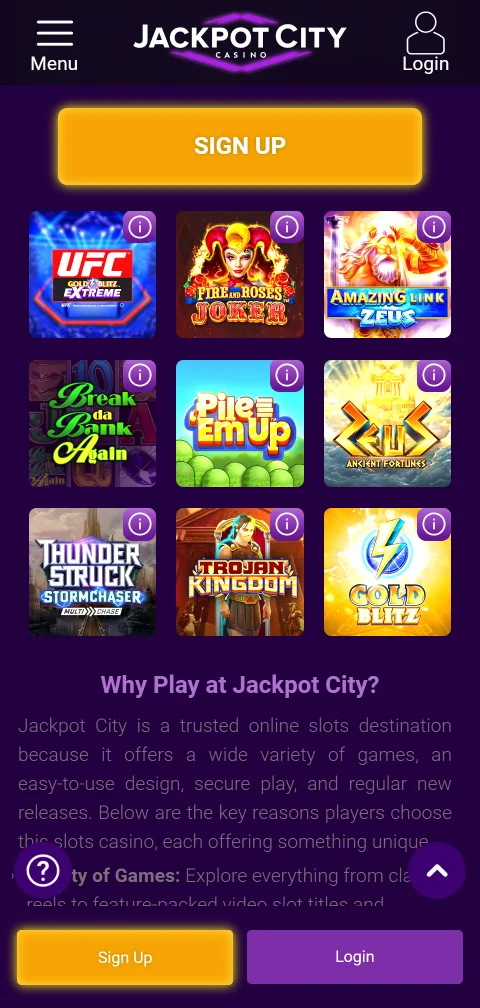 Jackpot City Casino deposits, withdrawals and banking options