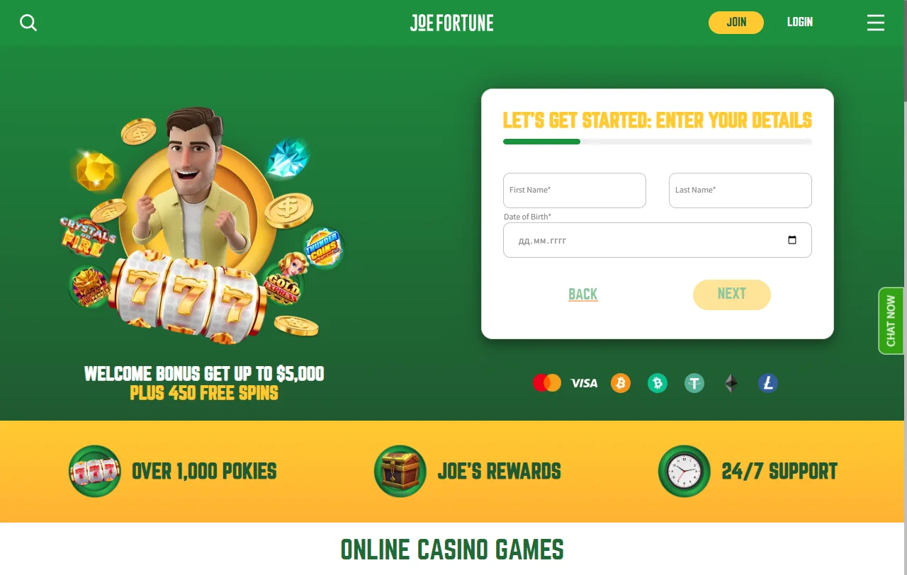 Joe Fortune Casino review highlighting Canada player considerations and trust factors