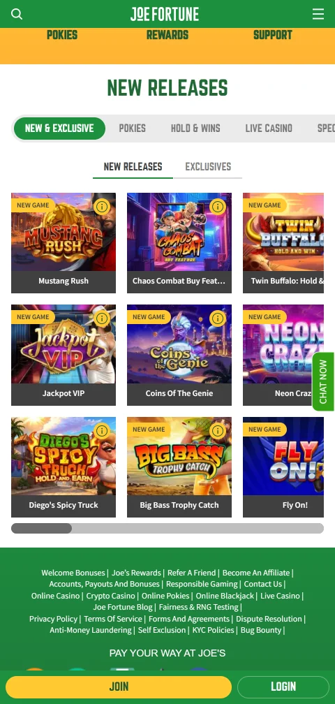 Joe Fortune Casino security review focused on licensing and player protection