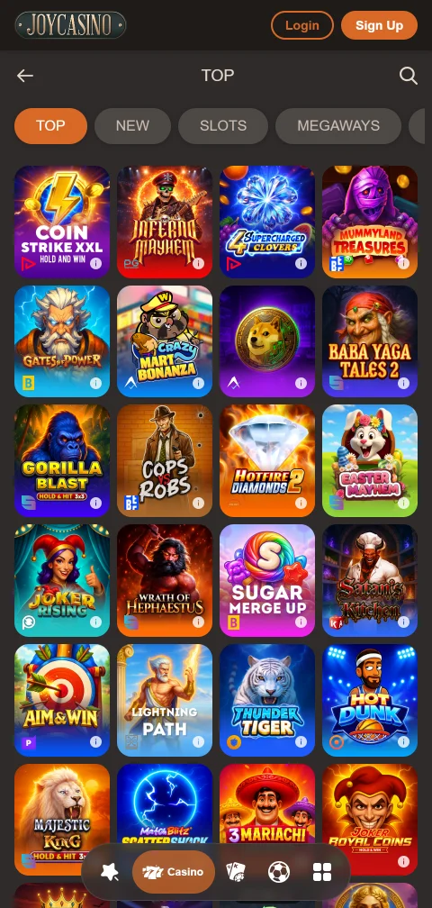 Joycasino Casino banking methods and withdrawal options for Canada
