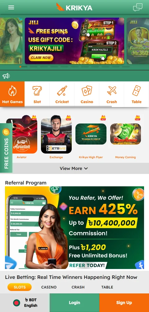 Krikya Casino mobile access and smartphone-friendly play experience