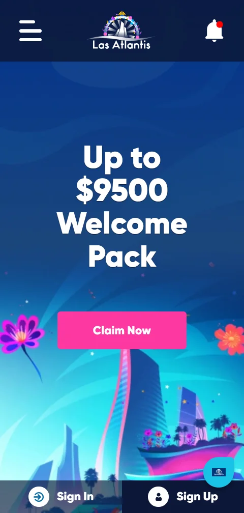 Las Atlantis Casino mobile gaming experience and browser access for Canada