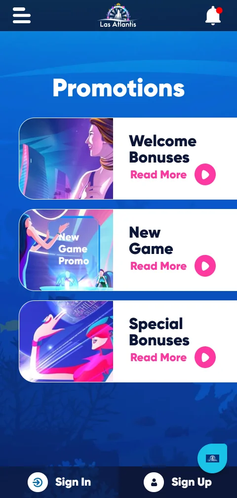 Las Atlantis Casino deposits, withdrawals and payment methods for Canada players