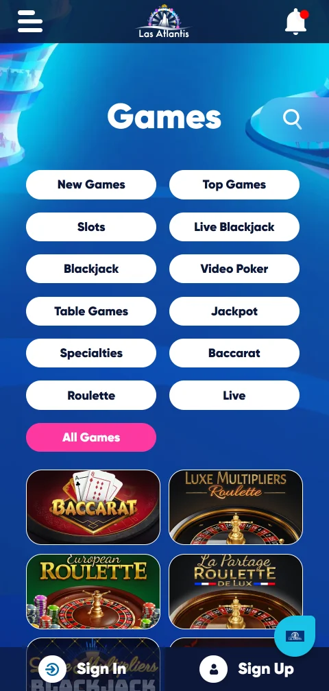 Las Atlantis Casino security, licence and player protection overview
