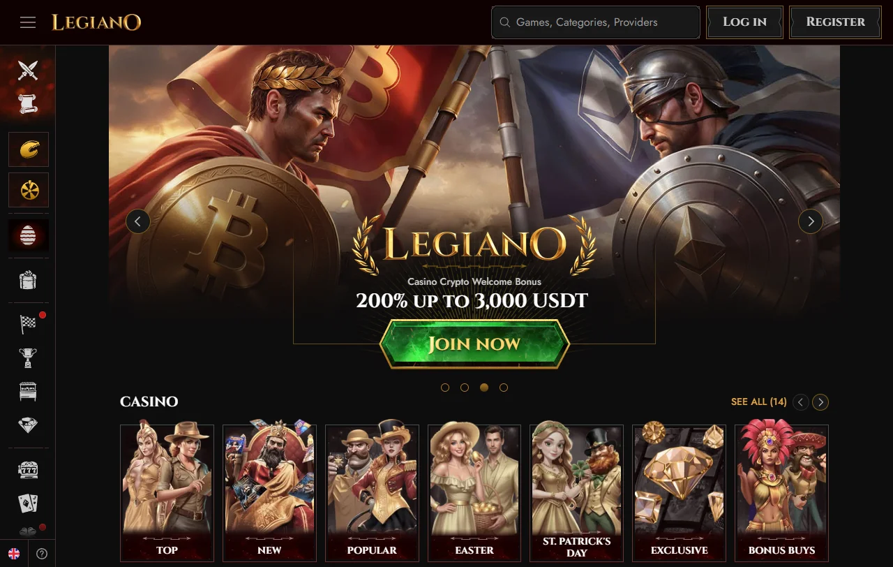 Legiano Casino review for Canada players
