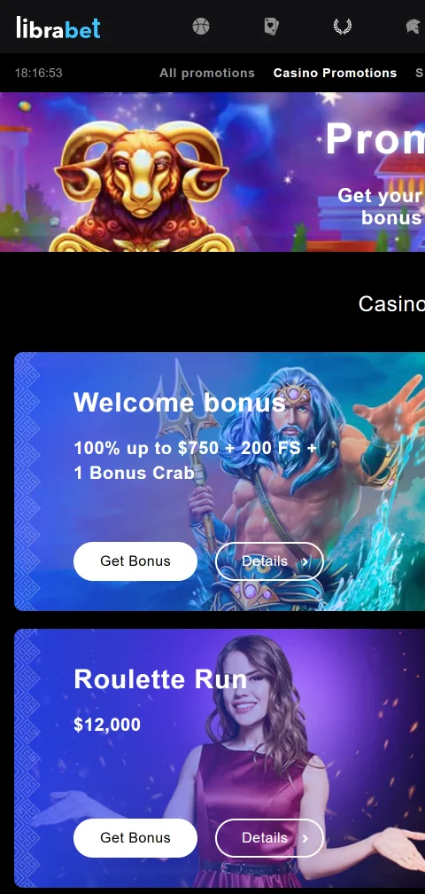 LibraBet Casino deposits withdrawals and payment methods overview