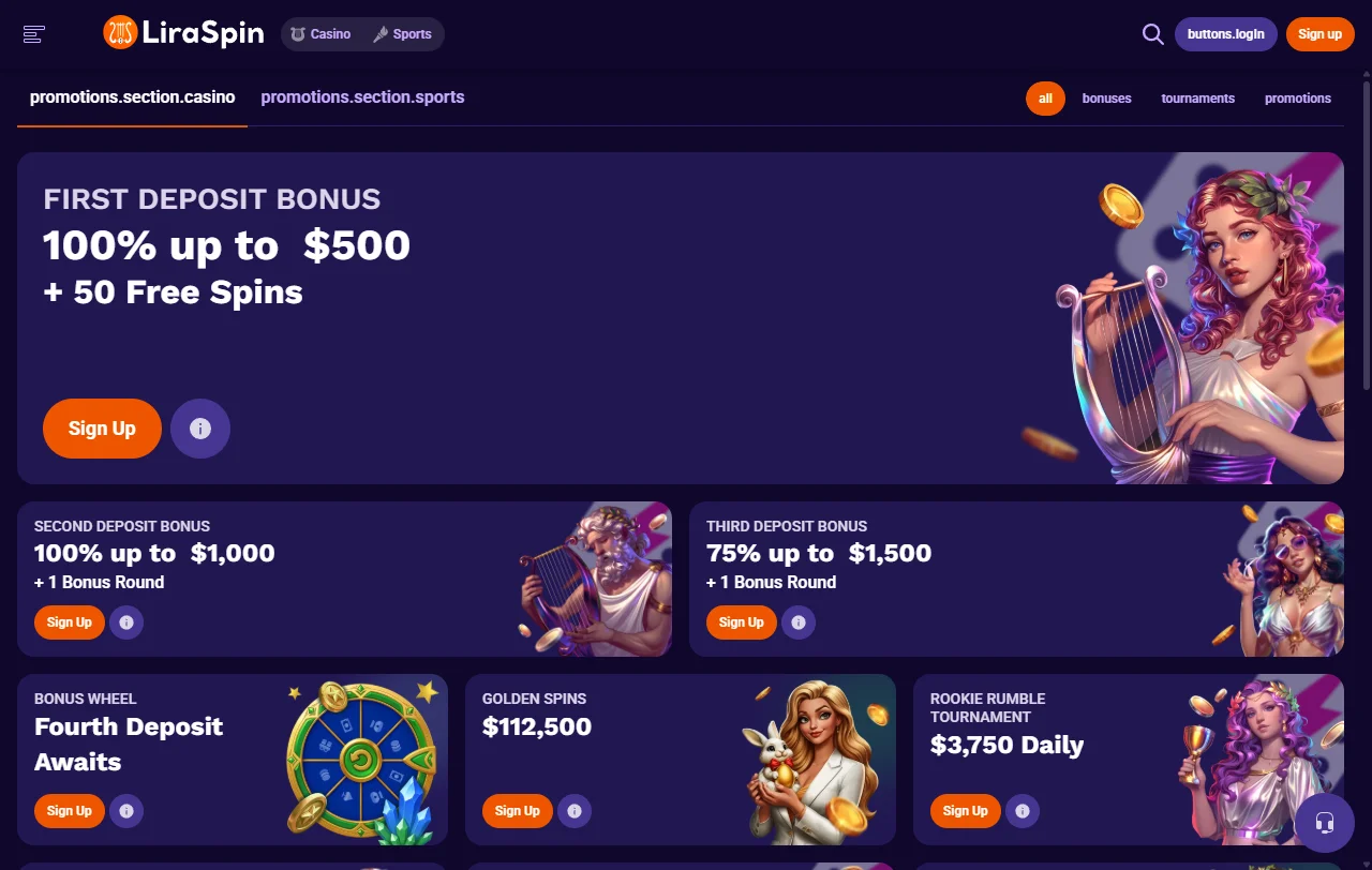 Liraspin Casino analysis of slots, live dealer tables and providers