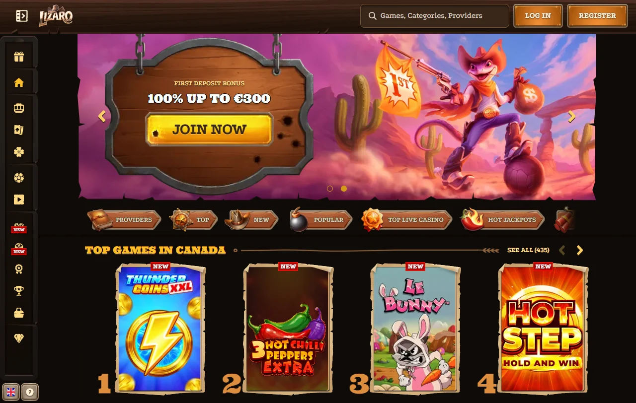 Lizaro Casino overview for Canada players evaluating games and trust
