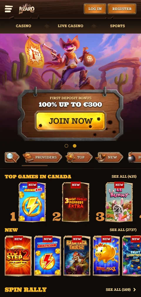 Lizaro Casino mobile access on iPhone and Android devices